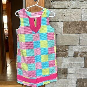 Girls Whale Patchwork Shift Dress Girl’s 5